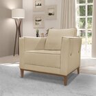 Poltrona Brest Linho  Dourado