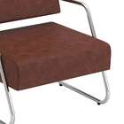 Poltrona Búfalo Vinil Marrom 59 Cm