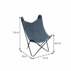 Poltrona Butterfly Em Pu  Café