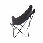 Poltrona Butterfly Em Pu  Café