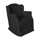 Poltrona Cadeira Amamentação Balanço Conforto Suede Manuela P