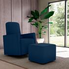 Poltrona Cadeira Amamentação Com Balanço E Puff Matrix Verd