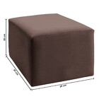 Poltrona Cadeira De Amamentação Balanço E Puff Ternura Suede