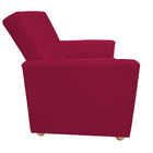 Poltrona Cadeira De Descanso Tamanho Plus Larissa Vermelho Si