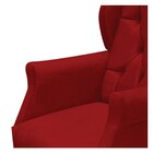 Poltrona Cadeira Decorativa  Amamentação Com Balanço Suede Ve