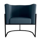 Poltrona Cadeira Decorativa Base De Ferro Matrix Cairovinh