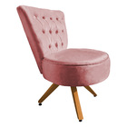 Poltrona Cadeira Decorativa Capitonê Elegância Veludo Base Gi