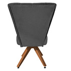 Poltrona Cadeira Decorativa Costurada Elegância Veludo Base G