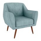 Poltrona Cadeira Decorativa Escritório Veneza Matrix Azul