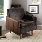 Poltrona Cadeira Decorativa Living Bahamas Veludo - Kero Konf