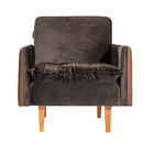 Poltrona Cadeira Decorativa Living Bahamas Veludo - Kero Konf