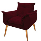 Poltrona Cadeira Decorativa Opala Sala Quarto Escritório Sued