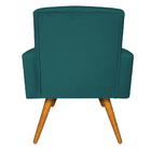 Poltrona Cadeira Decorativa Para Sala Moveis Recepção Pés Pal