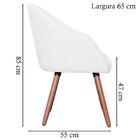 Poltrona Cadeira Decorativa Pes Madeira Adapt Boucle Vazzano