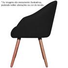 Poltrona Cadeira Decorativa Pes Madeira Adapt Corano Vazzano