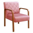 Poltrona Cadeira Decorativa Sala, Recepção Lara Rosa
