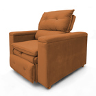 Poltrona Cadeira Do Papai Reclinável Retrátil Onix Veludo Ter