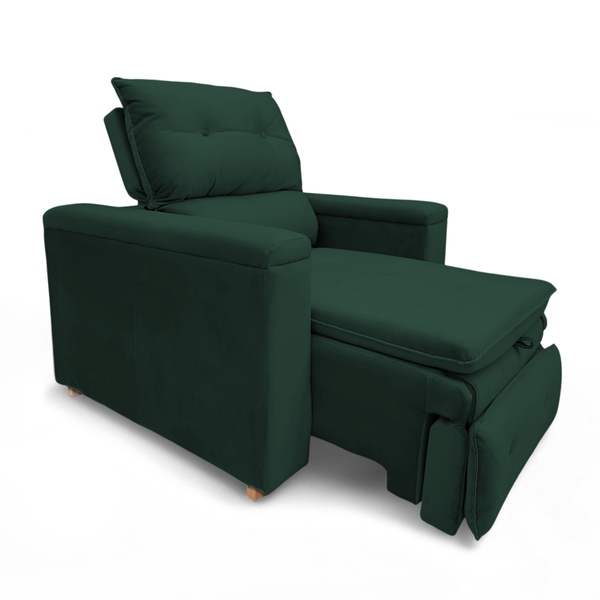 Poltrona Cadeira Do Papai Reclinável Retrátil Onix Veludo Ver