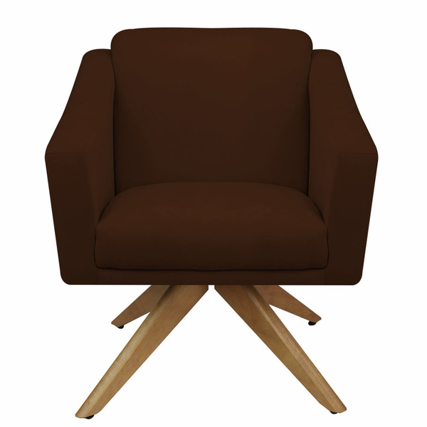 Poltrona Cadeira Giratória Decorativa Para Sala Estar Jantar