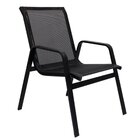 Poltrona Cadeira Modelo Lótus Premium Preto Fosco, Tela Preta