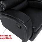 Poltrona Cadeira Reclinável Imperial Zero Wall Com Balanço E