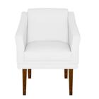 Poltrona Cadeira Resistente Confortável Sala Branco