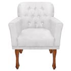 Poltrona Cadeira Resistente E Confortável branco