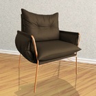 Poltrona Cadeira - Sala De Jantar - Sala De Recepção - Corano