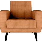 Poltrona Cadeira Sala Decorativa Recepção Livia Matrix Mostar