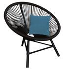 Poltrona Cadeira Suede Azul Turquesa