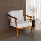 Poltrona Cadeira Vitoria Base Reforçada - Corino Preto