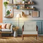 Poltrona Cadeira Vitoria Base Reforçada - Veludo Cappuccino