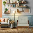 Poltrona Cadeira Vitoria Base Reforçada - Veludo Cobre