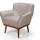 Poltrona Cadeira Yasmin Decorativa Veludo Terracota Império E