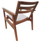 Poltrona Cairo Madeira Maciça Encosto Ripado Assento Anatômic