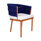 Poltrona California Em Corda Náutica E Alumínio Para Jardim S