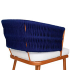 Poltrona California Em Corda Náutica E Alumínio Para Jardim S