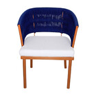 Poltrona California Em Corda Náutica E Alumínio Para Jardim S