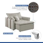 Poltrona Cama 110cm Detroid Yescasa Gelo