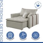 Poltrona Cama 110cm Detroid Yescasa Gelo