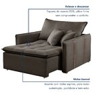 Poltrona Cama  Em Madeira Eucalipto 110 Cm Detroid Yescasa Ve