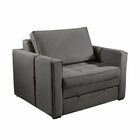 Poltrona Cama Atalaia Cinza Grafite