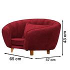 Poltrona Cama Caminha Pet Baby Laddi Veludo Amarelo Dvinn