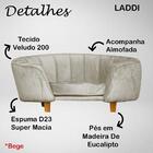 Poltrona Cama Caminha Pet Laddi Veludo Dvinn