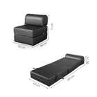 Poltrona Cama Corino  Tiberia Preta