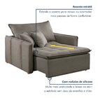 Poltrona Cama Em Madeira Eucalipto 110 Cm Detroid Yescasa Vel