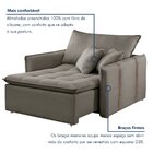 Poltrona Cama Em Madeira Eucalipto 110 Cm Detroid Yescasa Vel
