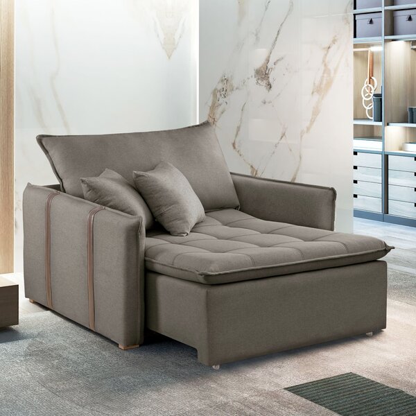 Poltrona Cama Em Madeira Eucalipto 110 Cm Detroid Yescasa Vel