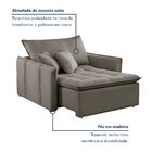 Poltrona Cama Em Madeira Eucalipto 110 Cm Detroid Yescasa Vel