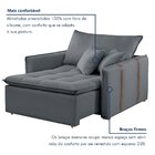 Poltrona Cama Em Madeira Eucalipto 110 Cm Detroid Yescasa Vel